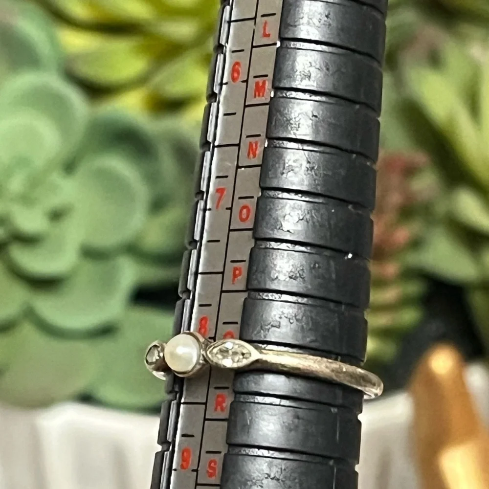 Pandora Sterling Pearl Ring - Picture 13 of 13